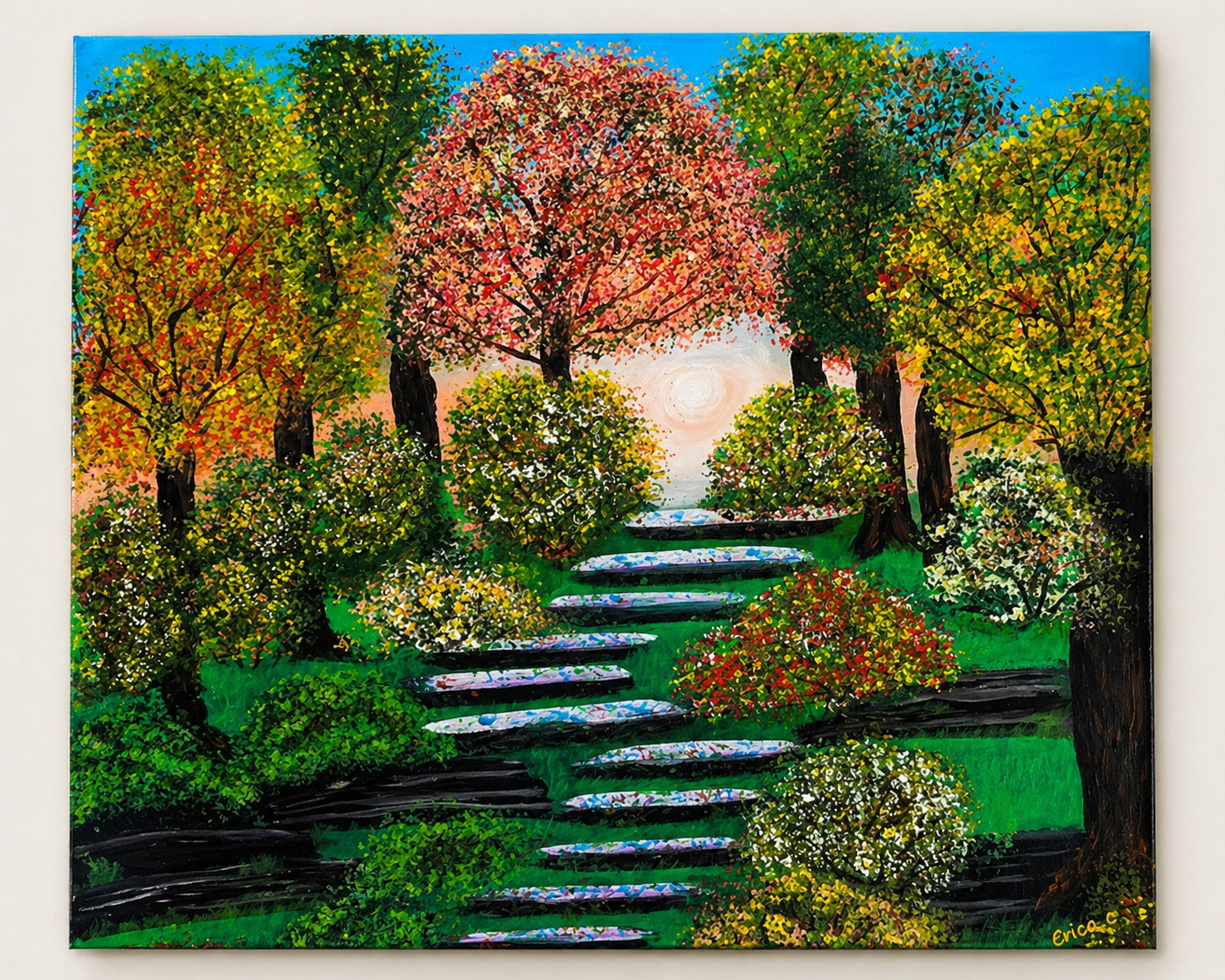 Pathway to Tranquility – Original Acrylic Painting 24" x 20"